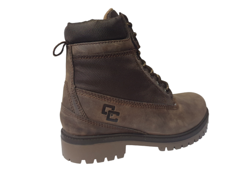 Botas Casuales OC T Modelo 6710 Cafe-Negro Crazy