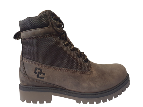 Botas Casuales OC T Modelo 6710 Cafe-Negro Crazy